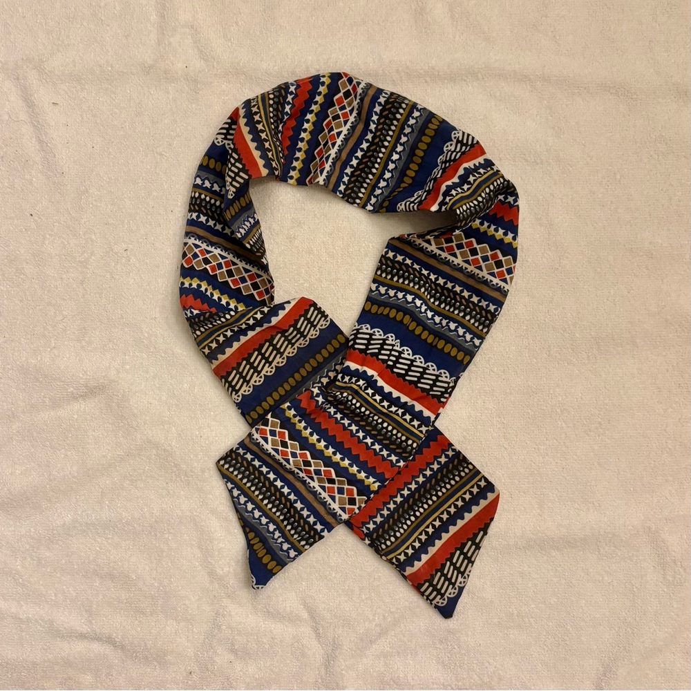 Geometric pattern scarf headband